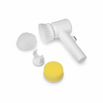 Magic Brush 5-in-1 Electric Cleaning Brush – Cordless, Rechargeable, 3 Brush Heads