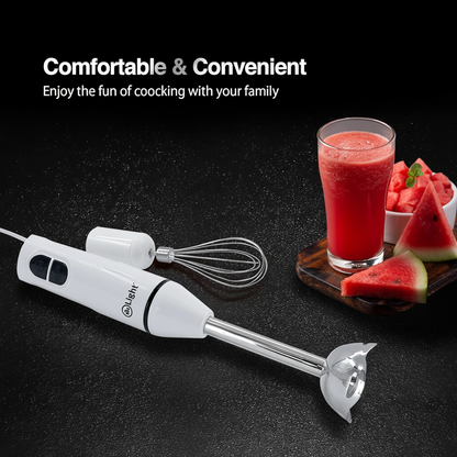 3-in-1 Hand Blender – 200W Motor, 2 Speed Settings, Stainless Steel Blades