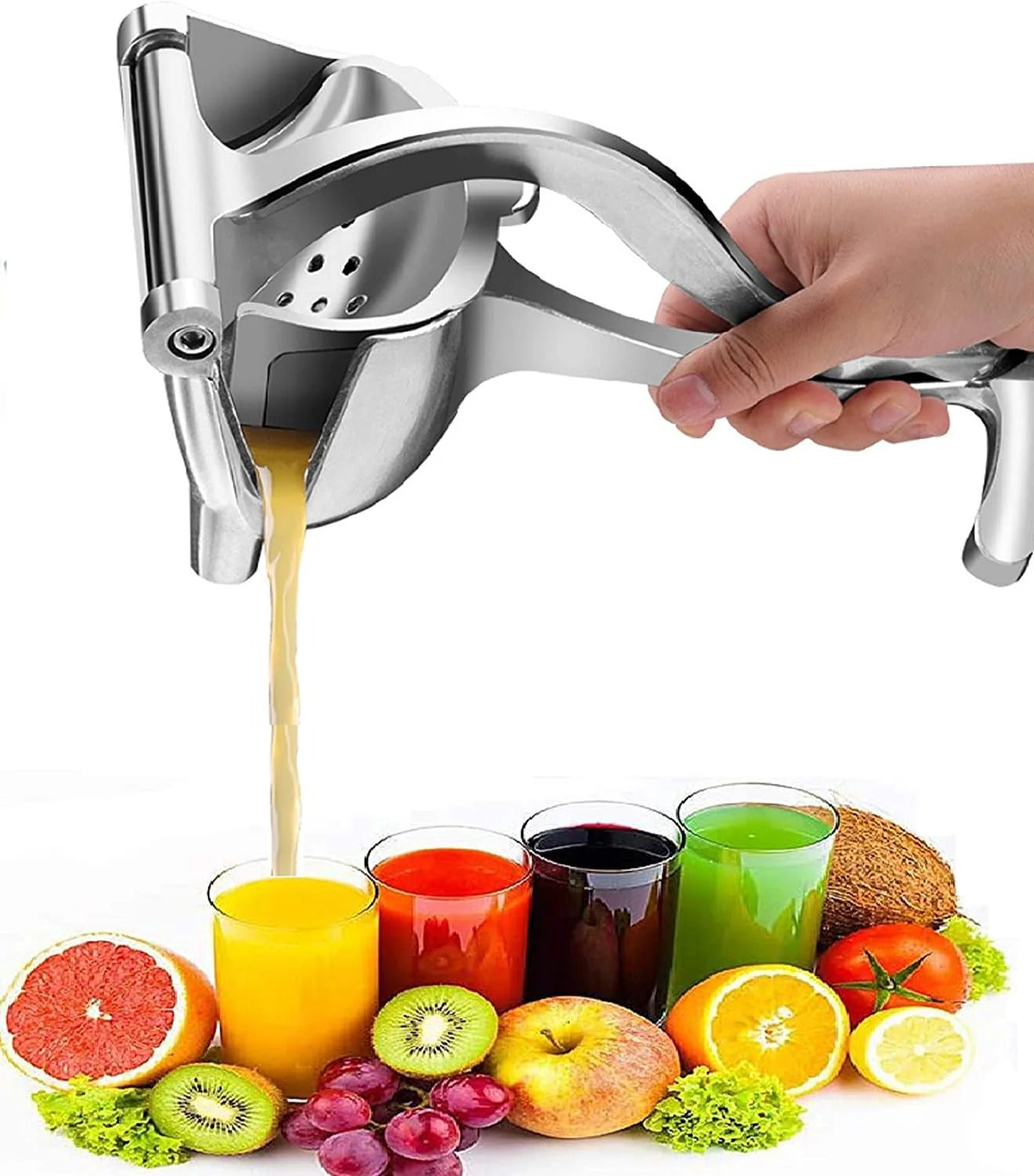 Manual Fruit Juicer – Heavy Duty Aluminium Press
