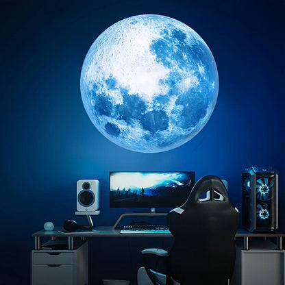 Galaxy Moon & Planet Projector Light – USB LED Night Light