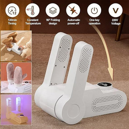Changhong Electric Shoe Dryer – Intelligent Constant Temperature, 120-Min Timer, Foldable