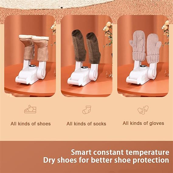 Changhong Electric Shoe Dryer – Intelligent Constant Temperature, 120-Min Timer, Foldable