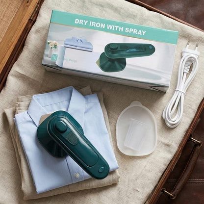 Portable Mini Iron with Spray – Dry & Wet Ironing