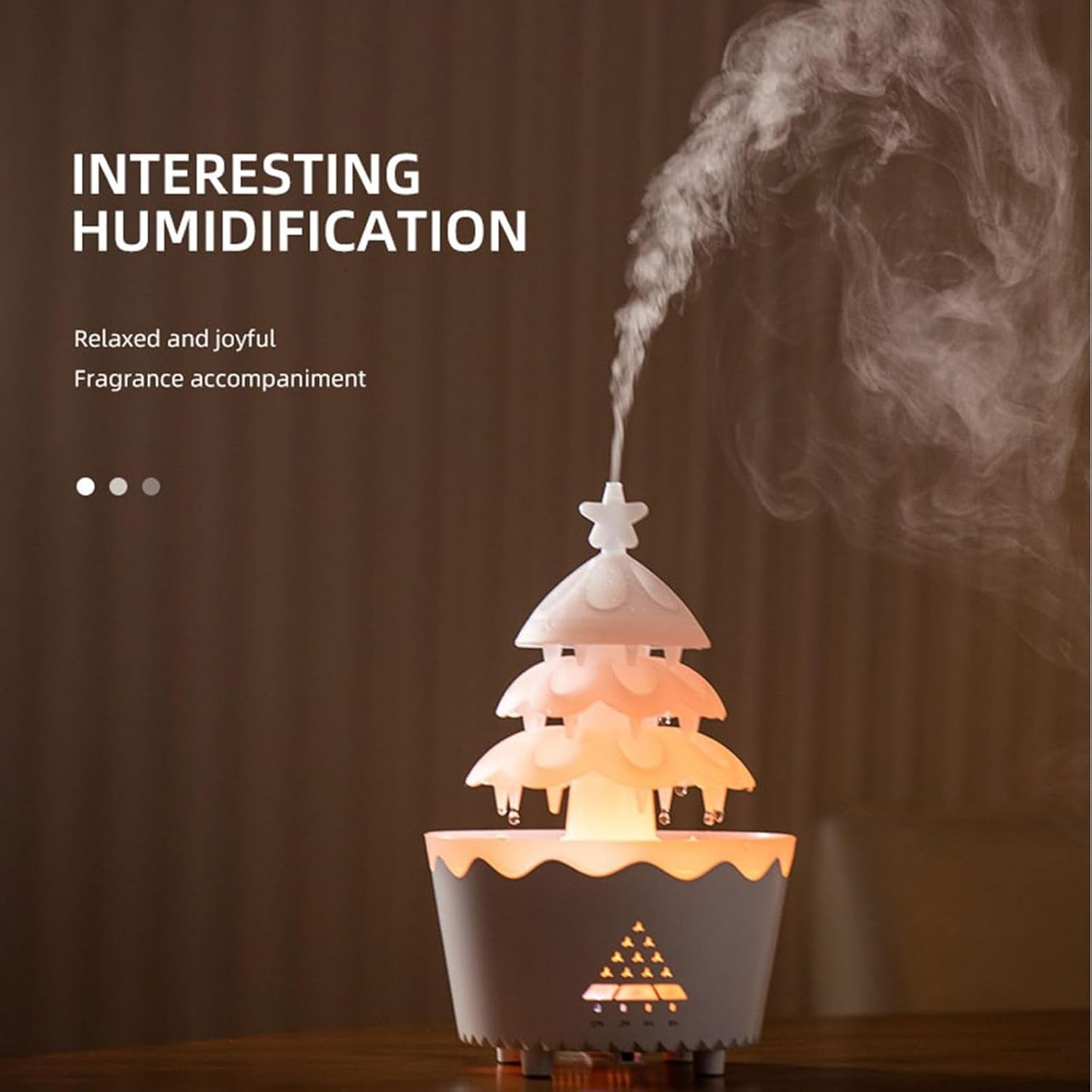 Lucky Tree Aroma Diffuser & Humidifier – Christmas Tree Design