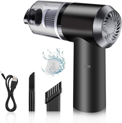 2-in-1 Portable Handheld Vacuum Cleaner & Blower – USB Rechargeable Mini Vacuum for Home, Car & Desk Use