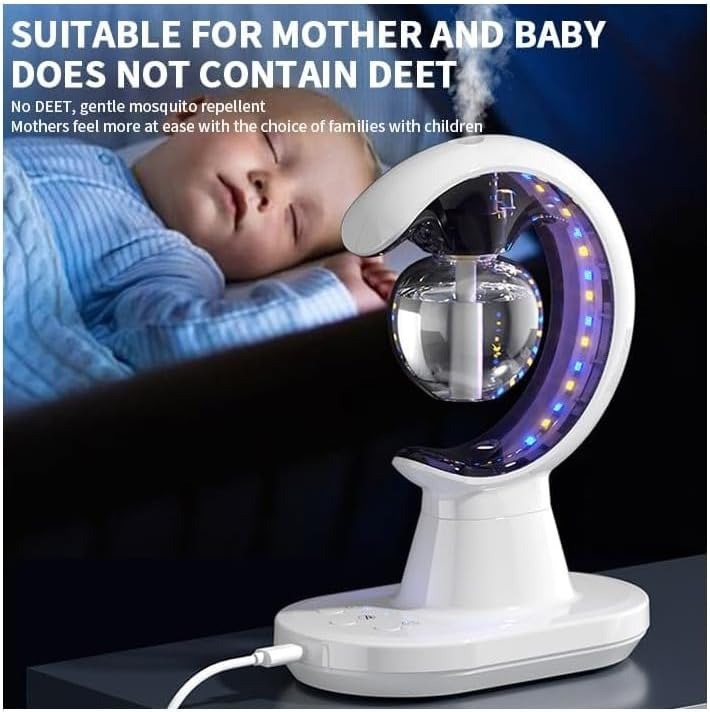 3-in-1 Humidifier Mosquito Repellent Desk Lamp