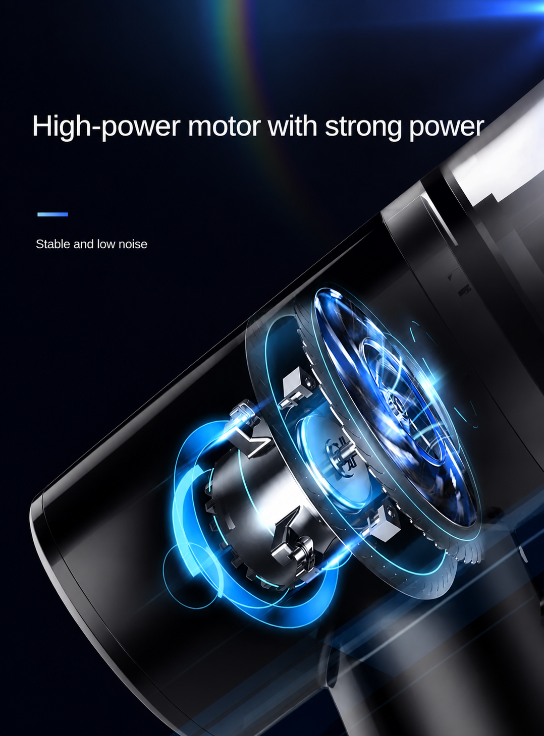 2-in-1 Portable Handheld Vacuum Cleaner & Blower – USB Rechargeable Mini Vacuum for Home, Car & Desk Use