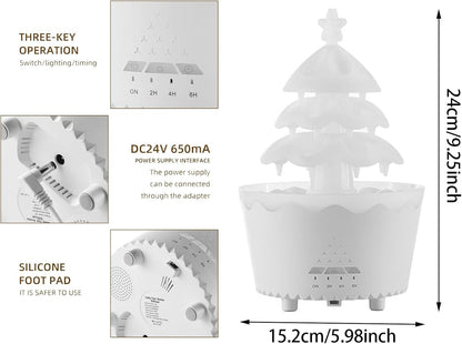 Lucky Tree Aroma Diffuser & Humidifier – Christmas Tree Design