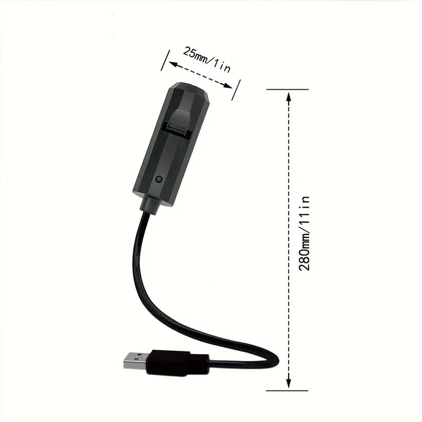 Galaxy Moon & Planet Projector Light – USB LED Night Light