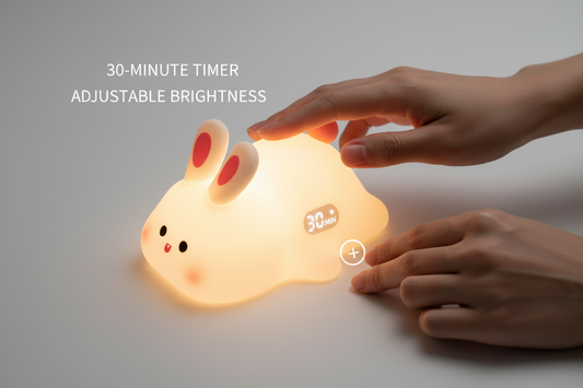 Bunny Night Light – Cute Silicone LED Lamp for Kids